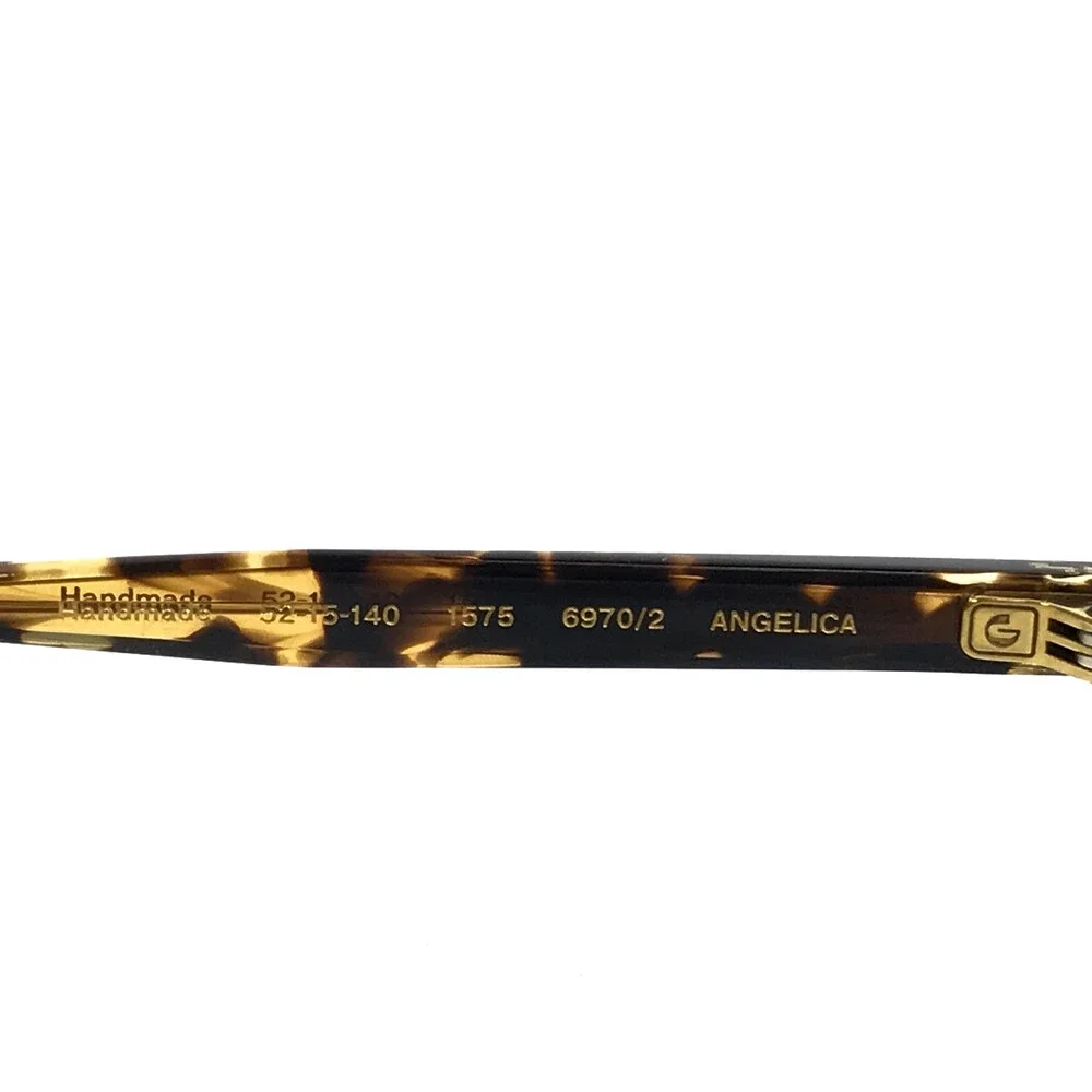 Gigi Studios Eyeglasses Frame ANGELICA 6970/2 Tortoise Square Full Rim 52-15-140